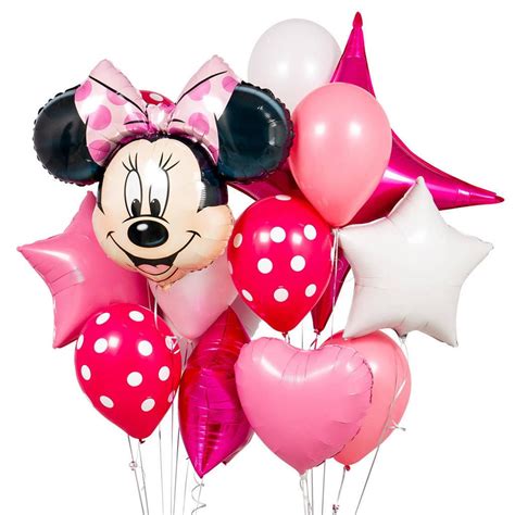 minnie mouse balloon decor|minnie mouse holding balloons.